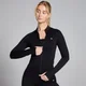MP Dámská Shape Seamless Zip Through Bunda – Černá