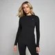 MP Dámský Tempo Good Body Fit Top s Dlouhým Rukávem – Černý