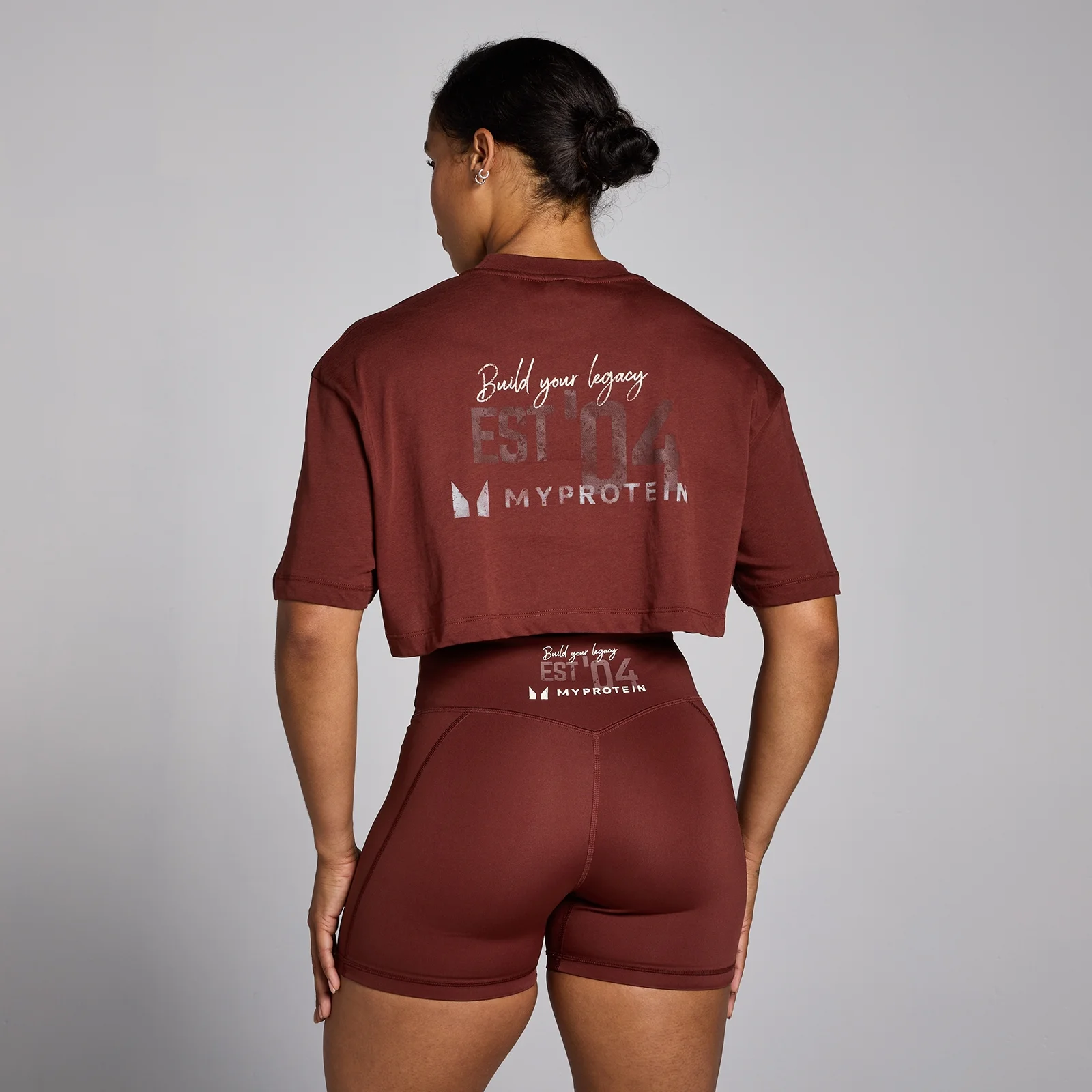 MP Dámské Origin Crop Graphic Tričko – Pálená Cihla - XS Obrázek 1