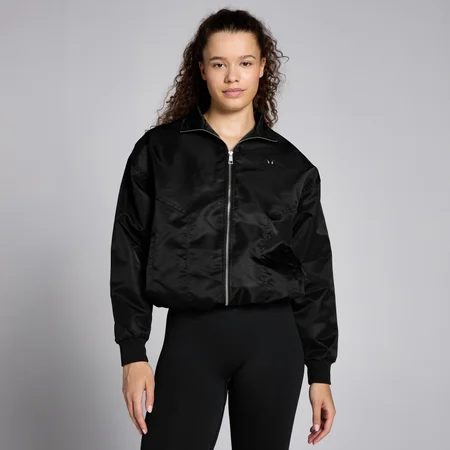 MP Dámská Lifestyle Nylon Bomber Bunda – Černá