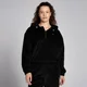 MP Dámská Lifestyle Corduroy 1/4 Zip Mikina S Kapucí – Černá