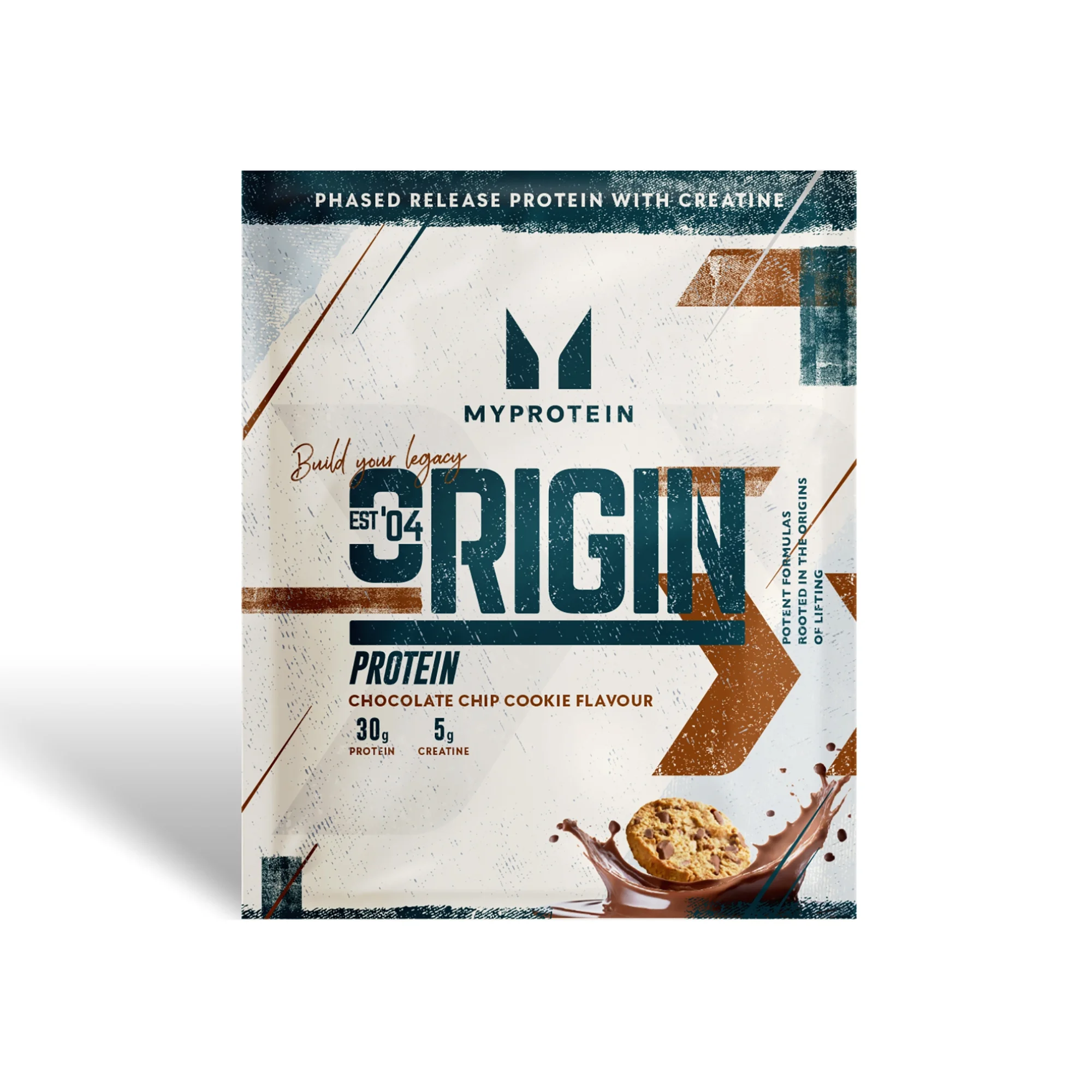 Origin Protein, with Creatine (Sample) - 1servings - Chocolate Chip Cookie Obrázek 1