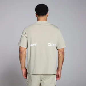 MP Pánské Tempo Graphic Oversized Tričko – Šedá Sůl - Size XS