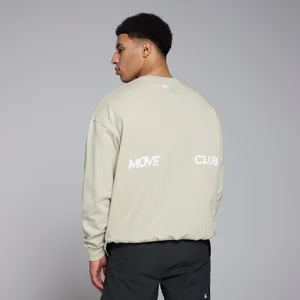 MP Pánská Tempo Oversized Graphic Mikina – Šedá Sůl - Size XXL