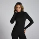 MP Dámský Lifestyle Funnel Neck Sheer Top – Černý