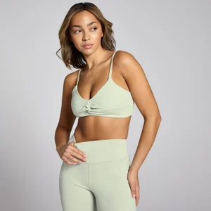 MP Dámská Lifestyle Twist Front Sportovní Podprsenka – Minerálově Zelená - Size XS