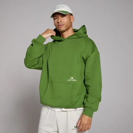 MP Lifestyle Oversized Mikina S Kapucí – Tmavá Borovice