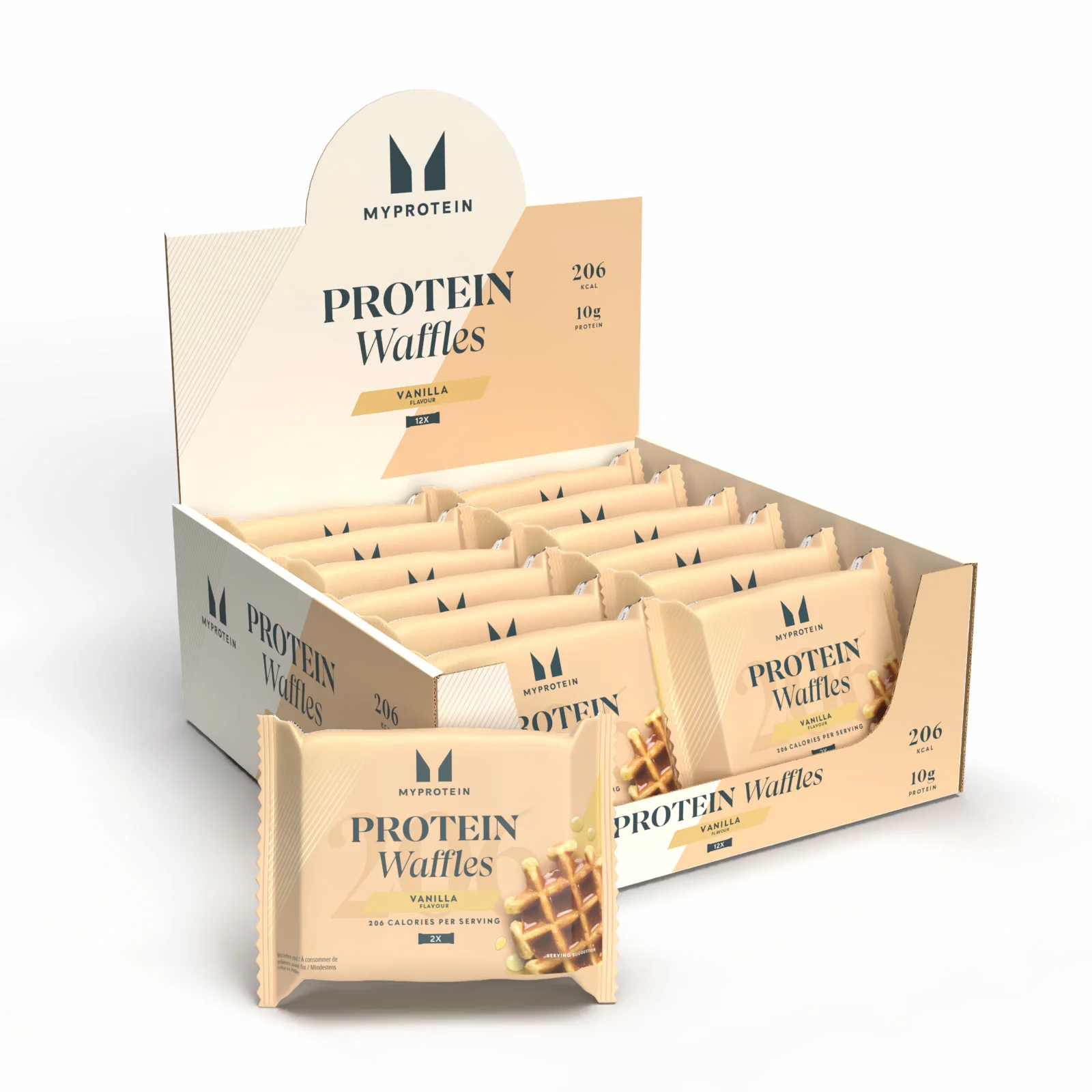Proteinové vafle - 12 x 50g - Vanilka Obrázek 1