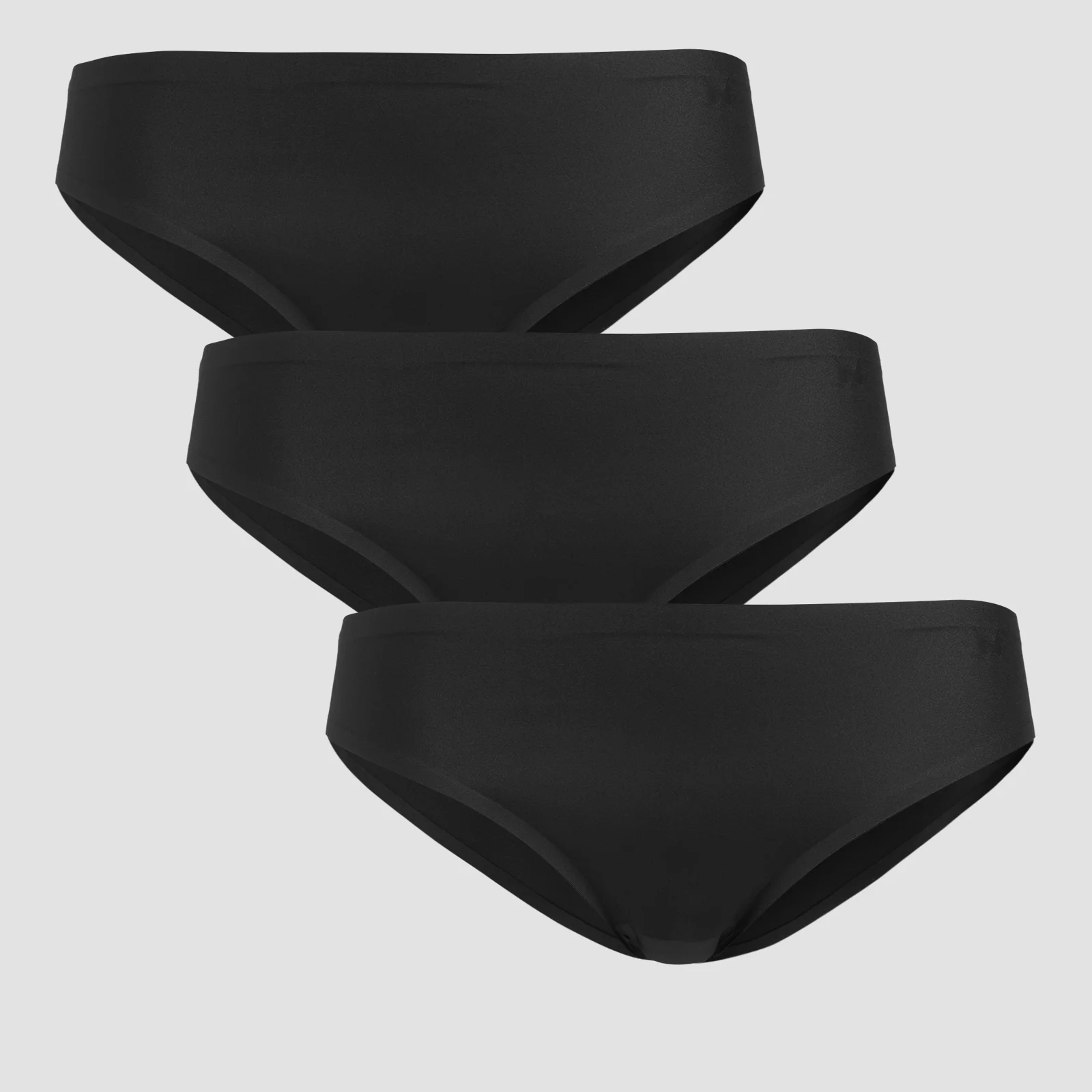 MP Women's Mid Rise No VPL Bikini Brief (3 Pack) - Black - XS Obrázek 1