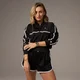 MP X Tatiana Contrast Track Zip Up Bunda – Černá