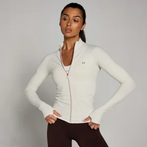 MP Dámská Tempo Ultra Seamless Zip Up Bunda – Mlha - Size XXL
