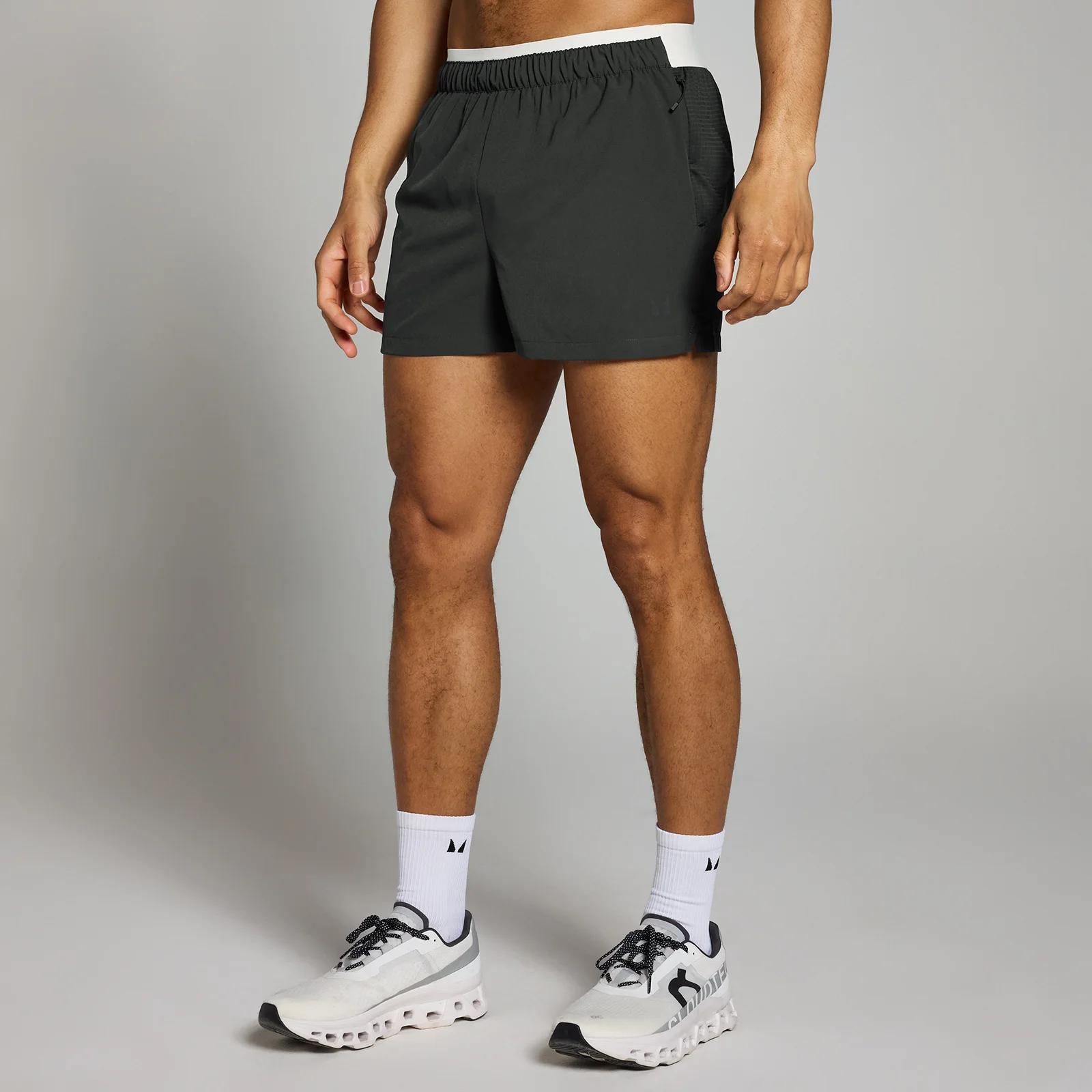 MP Pánské Tempo Woven Training Šortky 8 cm – Seprané Černé - S Obrázek 1