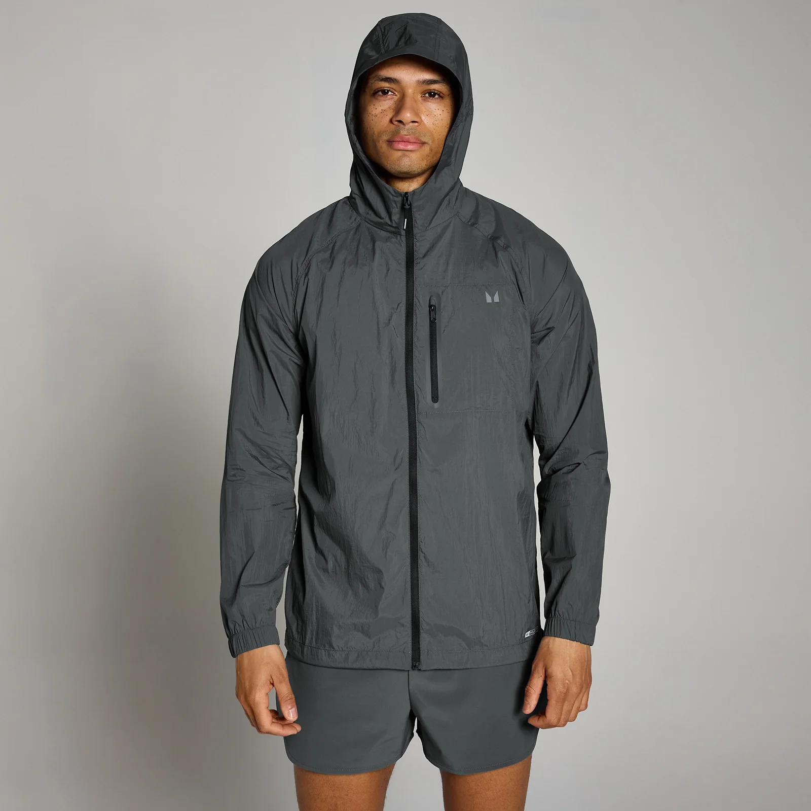 MP Pánská Velocity Lightweight Bunda – Tmavě Šedá - XS Obrázek 1