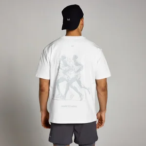 MP Velocity Ultra Jogging Graphic Tričko – Bílé - Size S-M