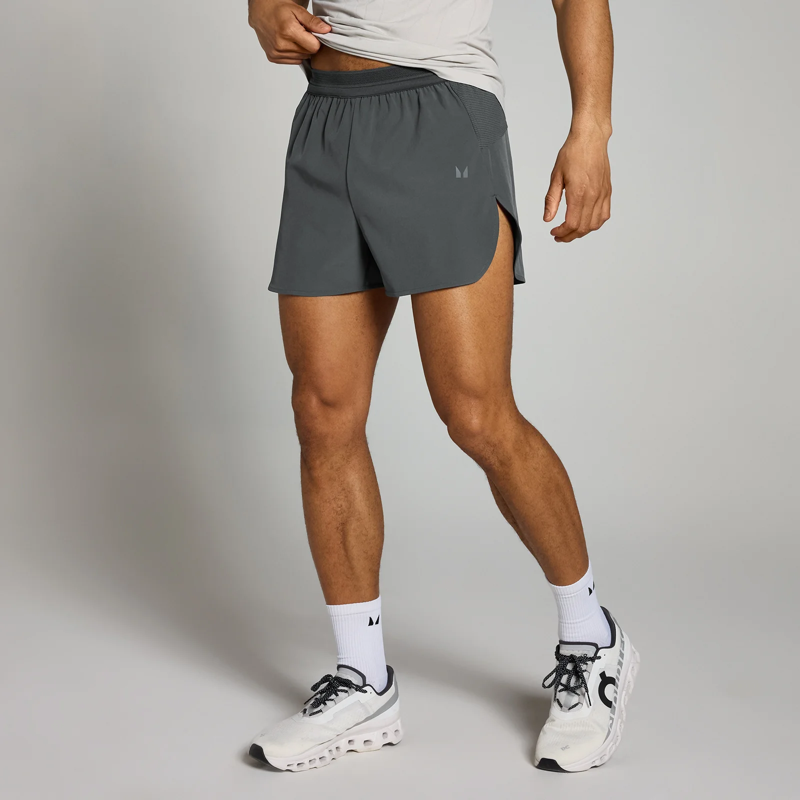 MP Pánské Velocity Šortky 8 cm – Tmavě Šedé - XS Obrázek 1