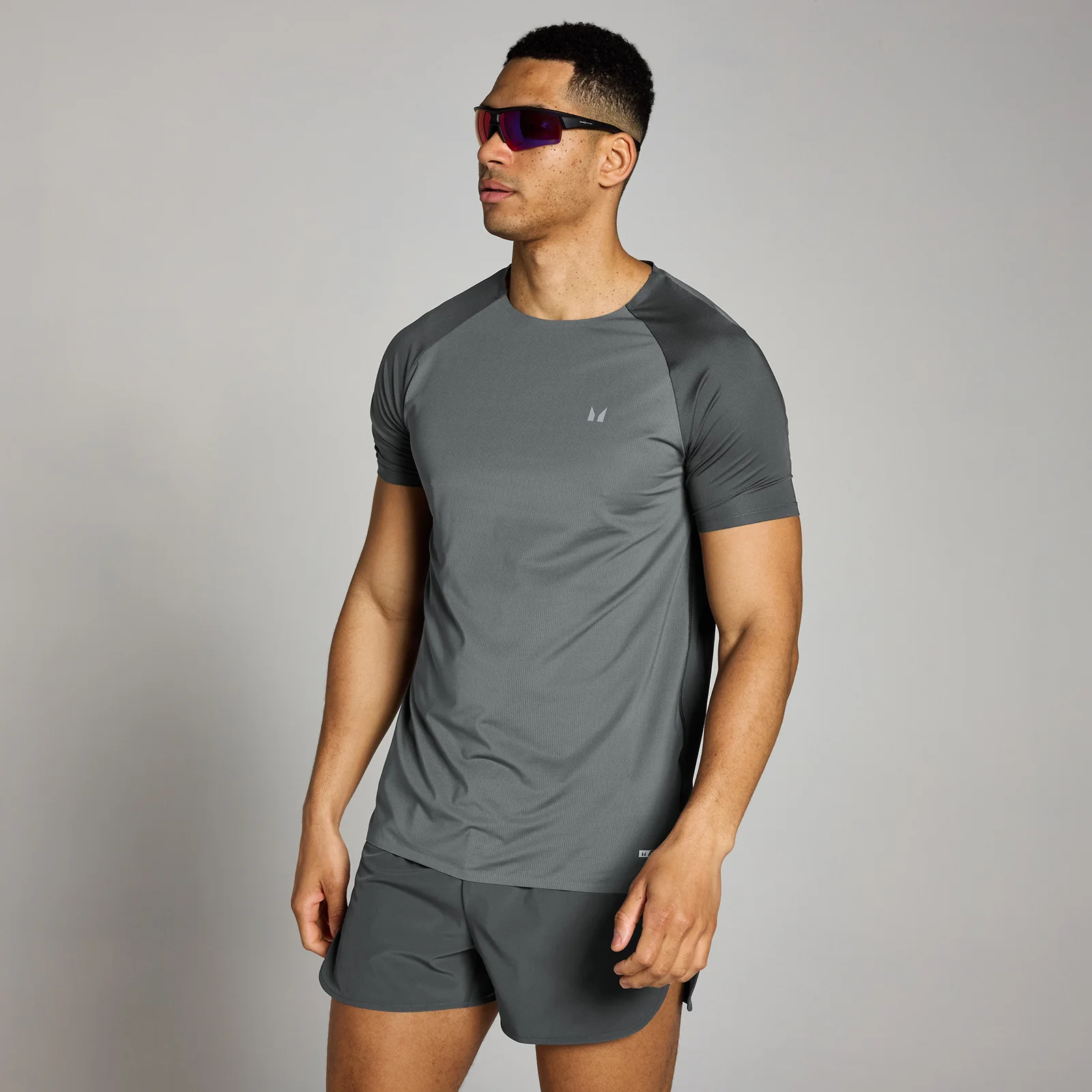 MP Pánské Velocity Mesh Tričko – Tmavě Šedé - XS Obrázek 1