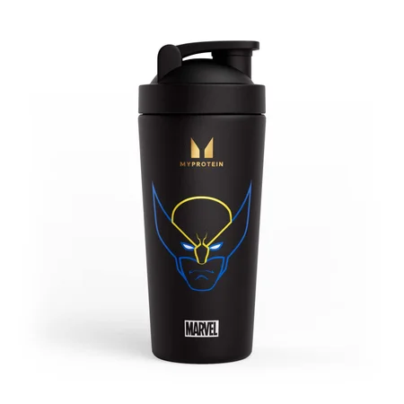 Myprotein Wolverine Recyklovaný Kovový Šejkr – Černý