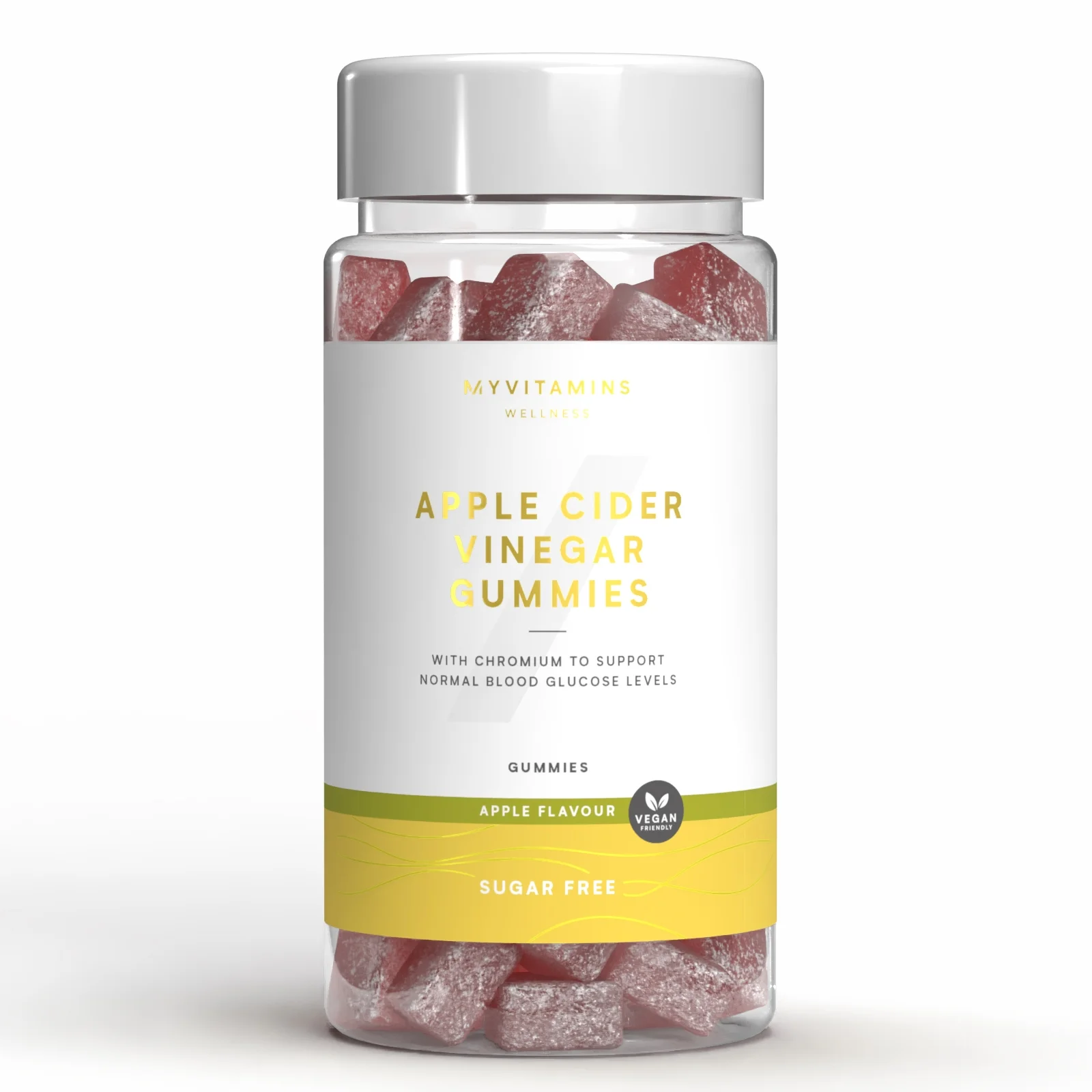 Žvýkací bonbóny s jablečným octem, bez cukru - 60gummies - Sugar Free Apple Obrázek 1