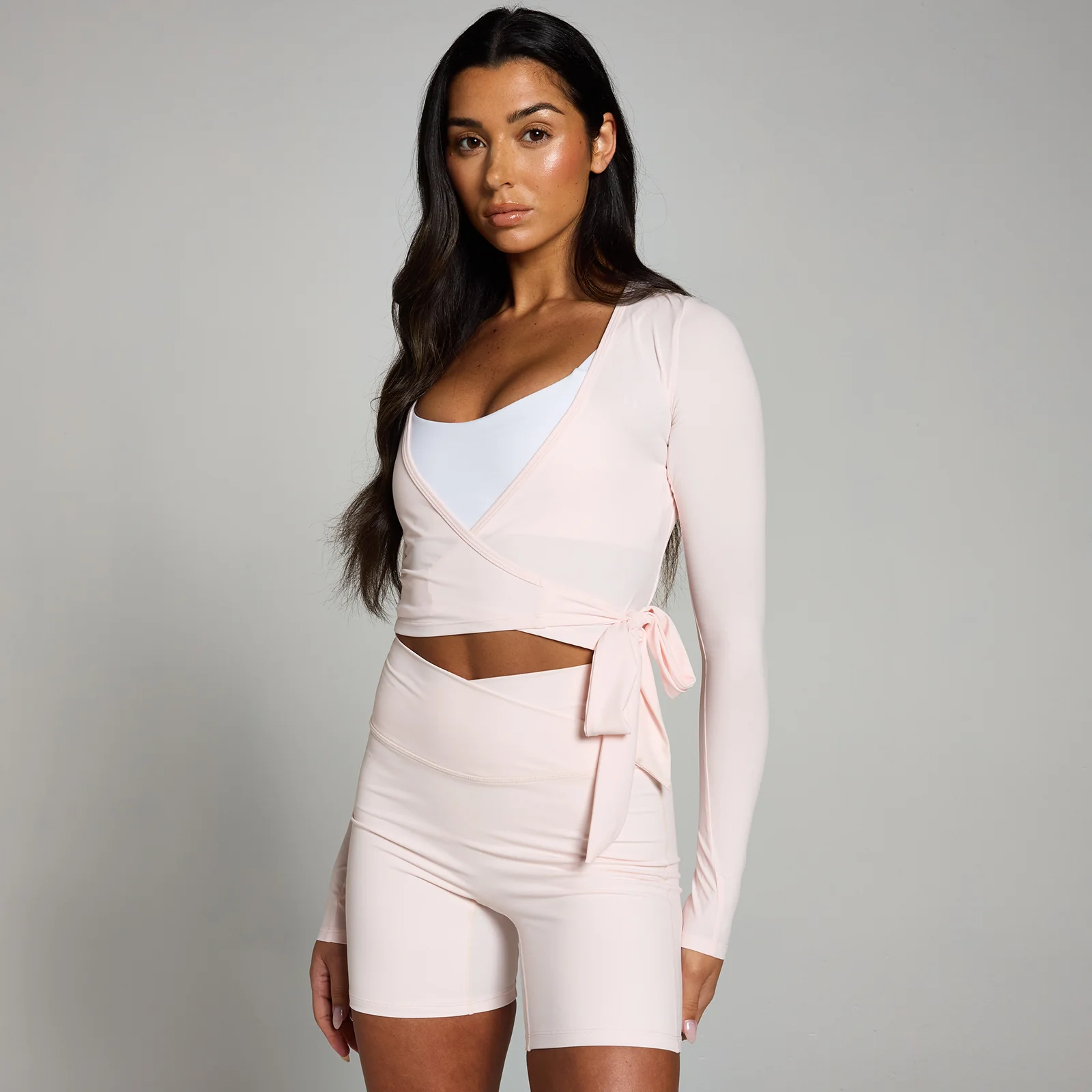 MP Dámský Tempo Wrap Top – Baby Růžový - M Obrázek 1