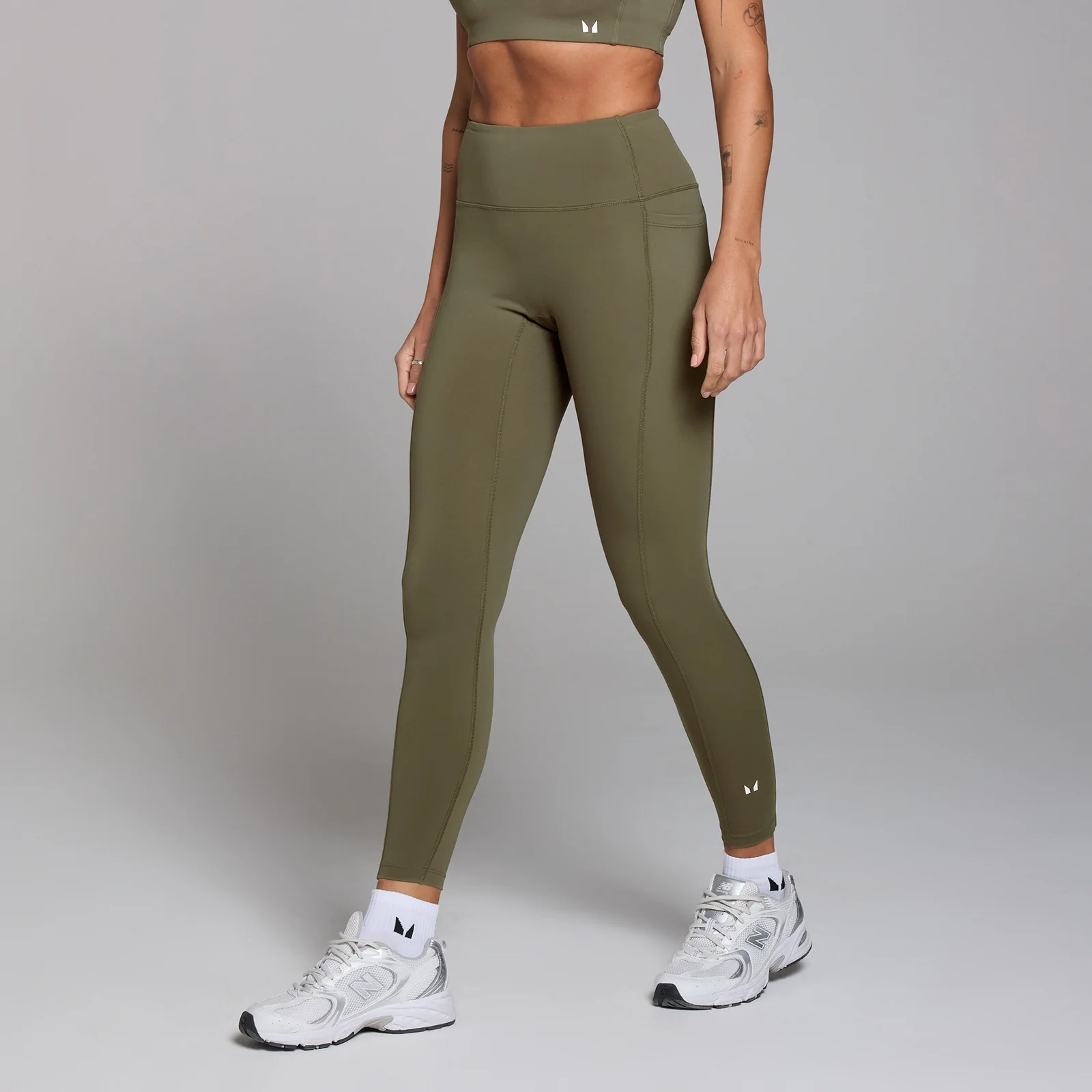 MP Dámské Active Pocket Legíny – Khaki - XXL Obrázek 1