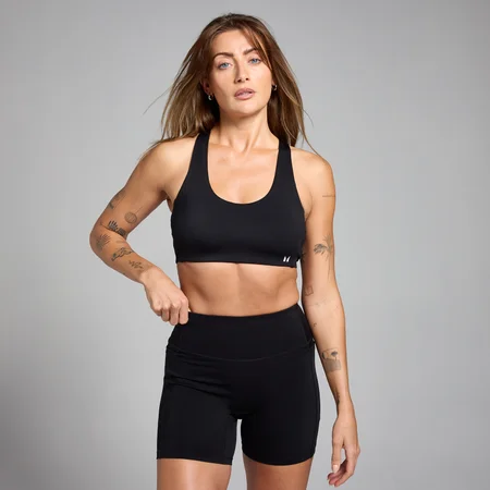 MP Dámská Active Cross Back Adjustable Podprsenka – Černá