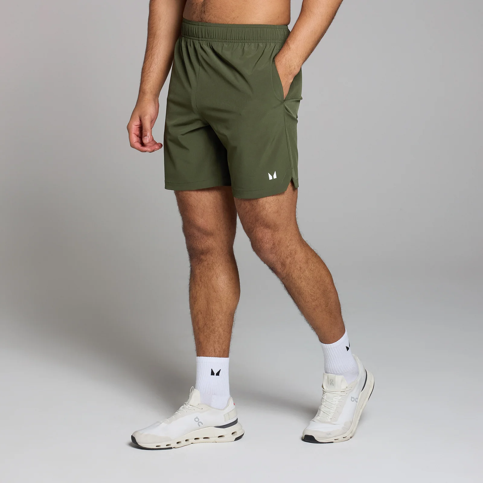 MP Pánské Active Woven Šortky 18 cm – Tmavé Khaki - XL Obrázek 1