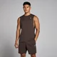 MP Pánské Rest Day Drop Armhole Tričko Bez Rukávů – Čokoládové