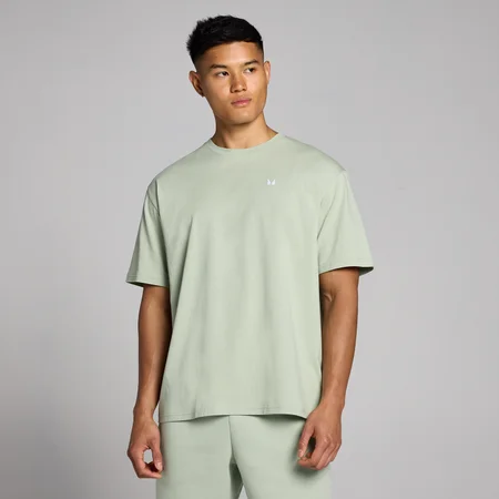 MP Pánské Rest Day Oversized Tričko – Pastelově Zelené