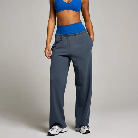 MP Dámské Tempo Mid-Rise Straight Leg Tepláky – Půlnoc