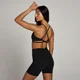 MP Dámská Tempo Strappy Back Sportovní Podprsenka – Černá
