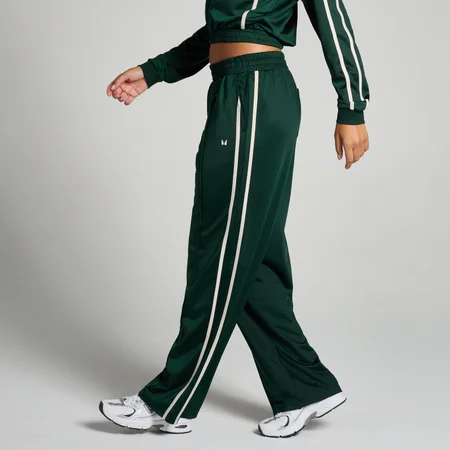 MP Dámské Tricot Straight Leg Tepláky – Tmavě Smaragdové