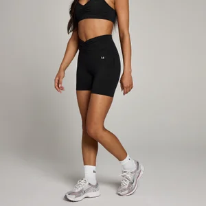 MP Dámské Tempo Ruched Front Šortky – Černé - Size XS