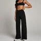MP Dámské Studio Cross Over Wide Leg Legíny – Černé
