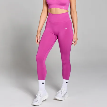 MP Dámské Tempo Seamless Scrunch Legíny – Fialovorůžové