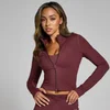 MP Dámská Tempo Cropped Bunda – Tmavě Bobulová