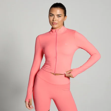 MP Dámská Tempo Cropped Bunda – Korálově Růžová