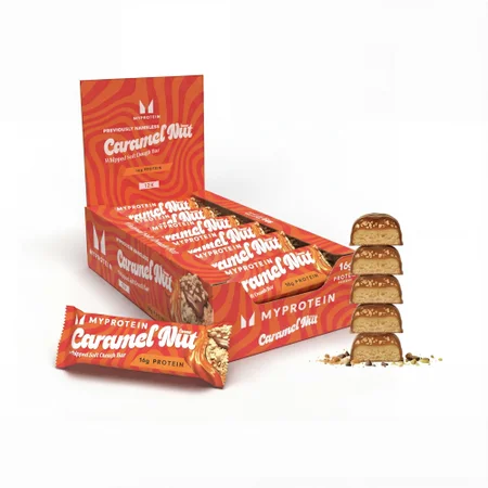 Myprotein tyčinka - 12Tyčinky - Karamel a oříšky