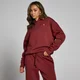 MP Dámská Basics Oversized Mikina S Kapucí – Třešňová