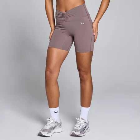 MP Dámské Tempo Ruched Front Šortky – Mocha