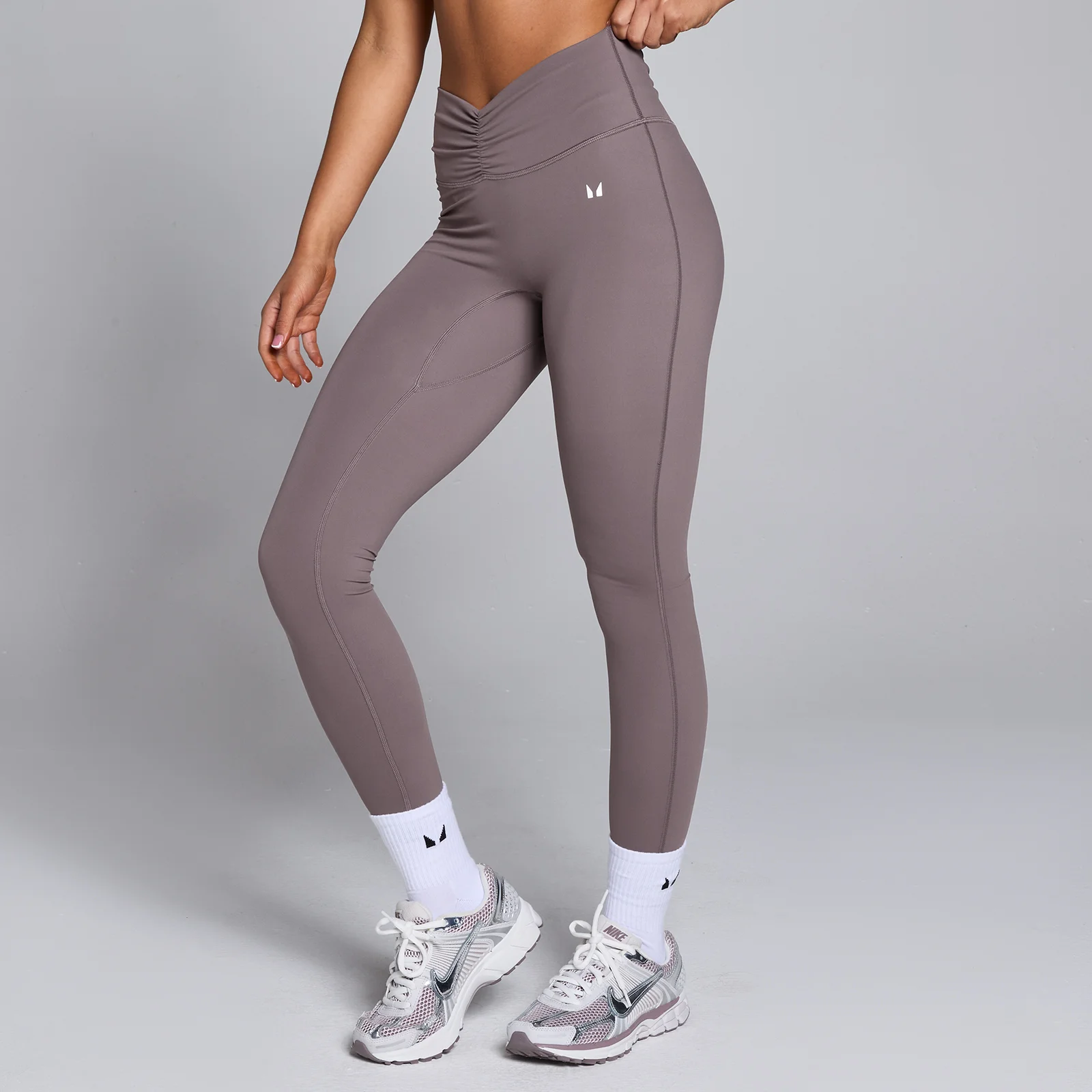 MP Dámské Tempo Ruched Front Legíny – Mocha - L Obrázek 1