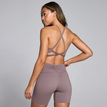 MP Dámská Tempo Strappy Back Sportovní Podprsenka – Mocha
