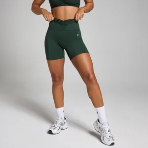 MP Dámské Tempo Ruched Front Šortky – Tmavě Smaragdové - Size XS