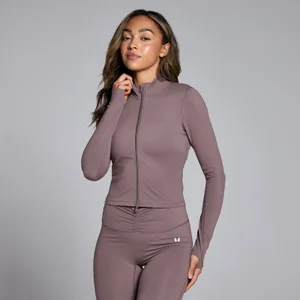 MP Dámská Tempo Cropped Bunda – Mocha - Size XL