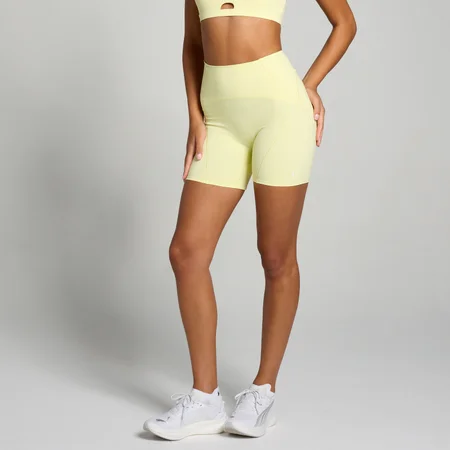 MP Dámské Tempo Ultra Curved Seam Šortky – Citronové