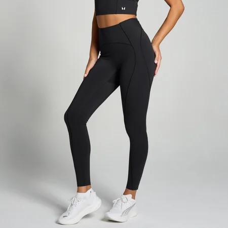 MP Dámské Tempo Ultra Curved Seam Legíny – Černé