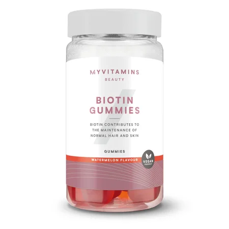 Žvýkací bonbóny s biotinem - 60gummies - Vodní meloun