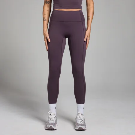 MP Dámské Active Pocket Legíny – Tmavě Fialové