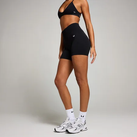 MP Dámské Invisible Scrunch Seamless Šortky – Černé