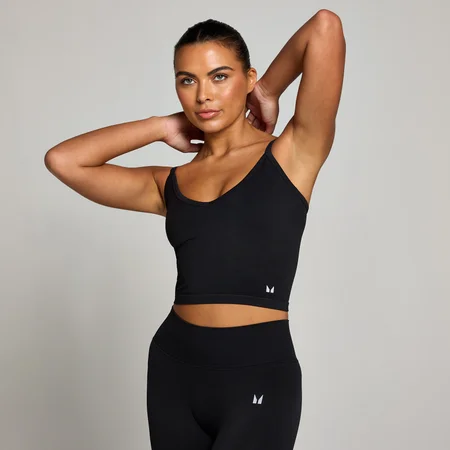 MP Dámský Tempo Seamless Top Bez Rukávů – Černý