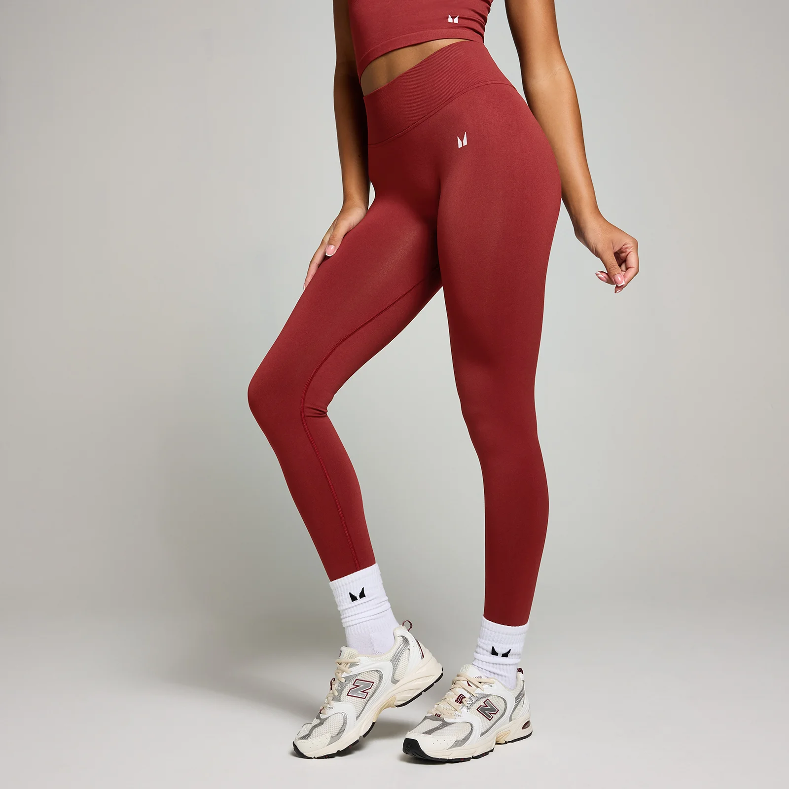 MP Dámské Invisible Scrunch Seamless Legíny – Třešňové - XS Obrázek 1